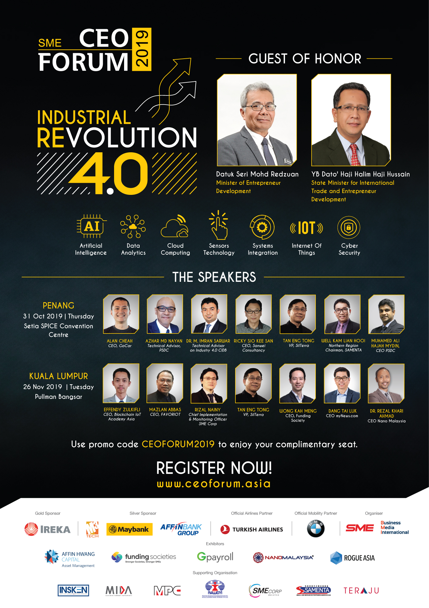 Sme Ceo Forum 2019 Industrial Revolution 4 0 Penang Edition Sme Entrepreneurship Magazine