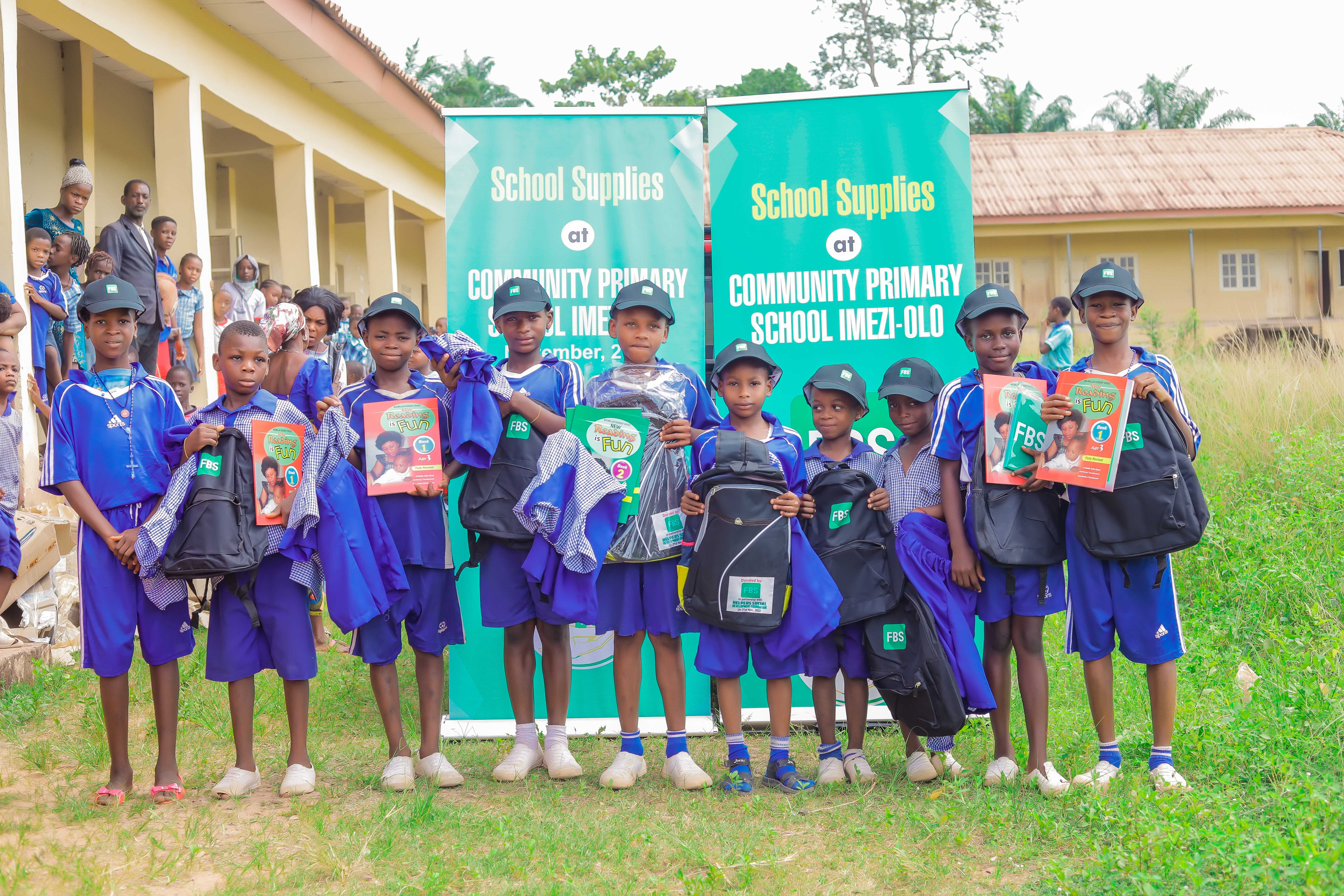 Students of Community Primary School Imezi-Olo