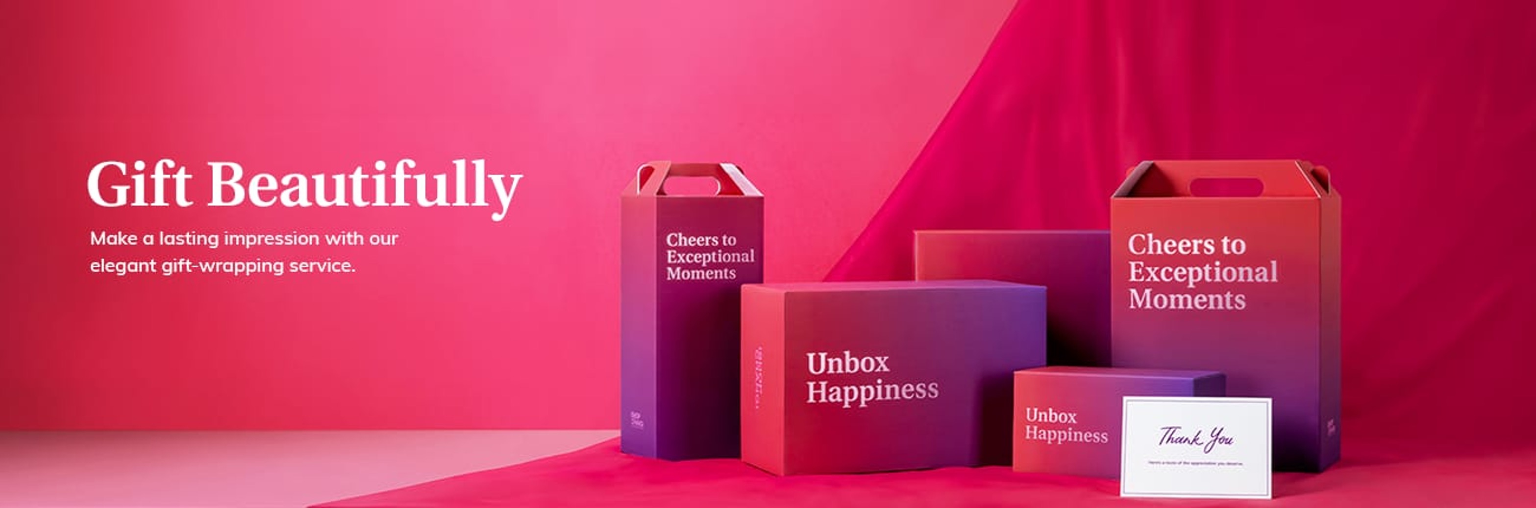 iShopChangi’s personalised gift wrapping service goes the extra mile to offer a thoughtful gifting experience.