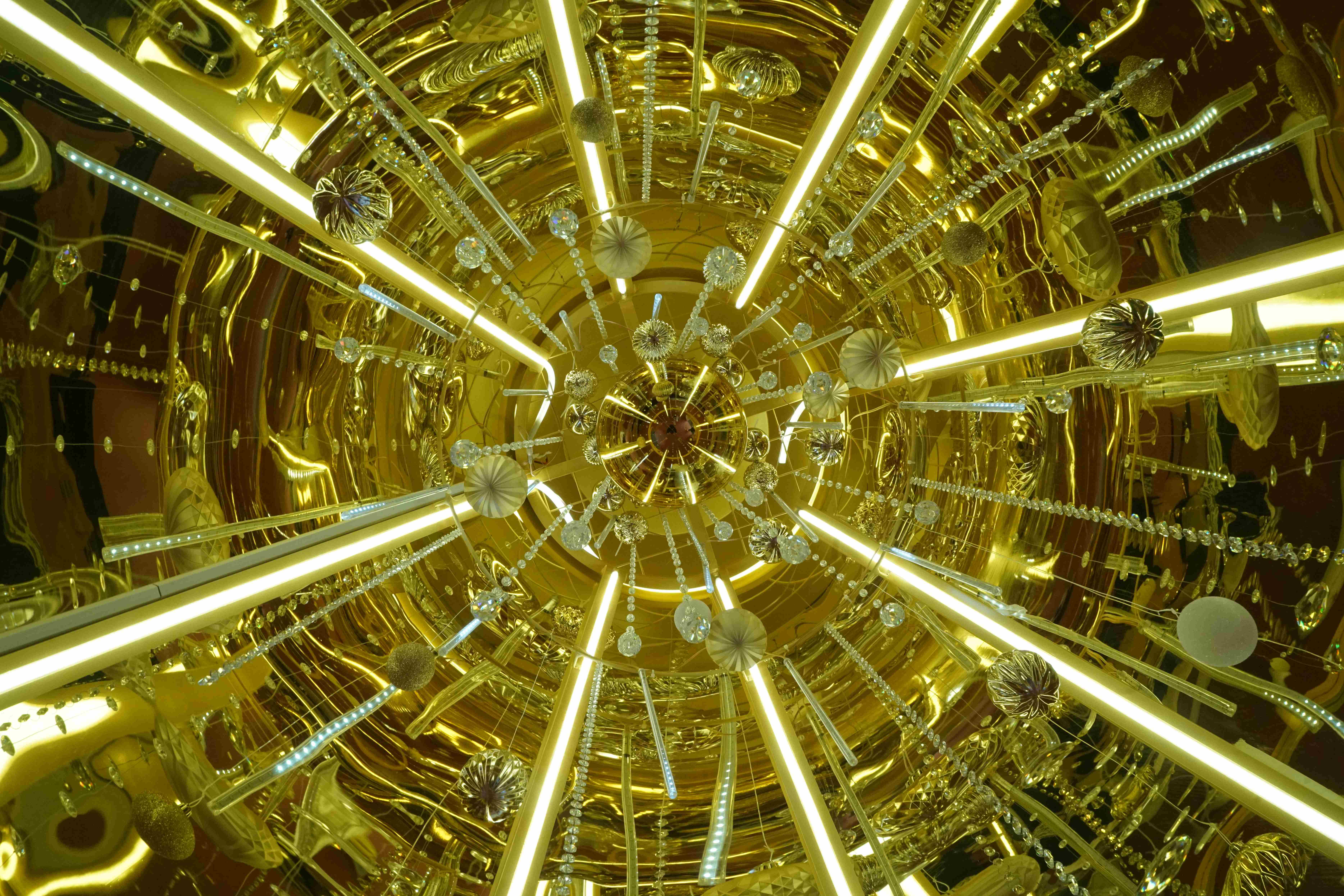 5-meter-tall Ferrero Rocher Christmas tree at K11 Art Mall